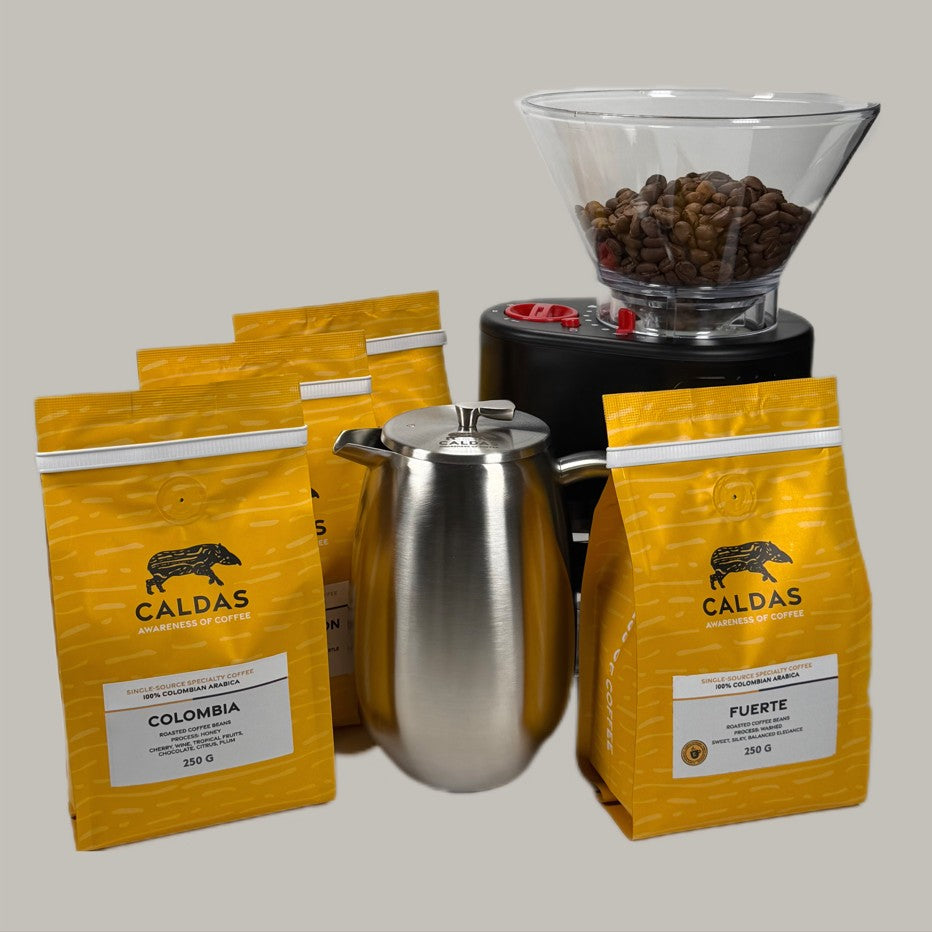 Complete Brew Set – Frisch gemahlener Spezialitätenkaffee mit Bodum